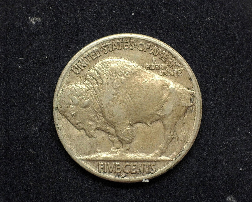 1914-S Buffalo Nickel reverse showing the San Francisco S mint mark below FIVE CENTS